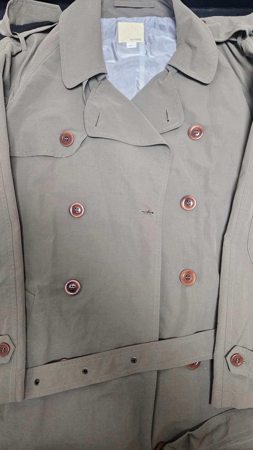 밴드오브아웃사이더 트렌치코트 상품이미지6