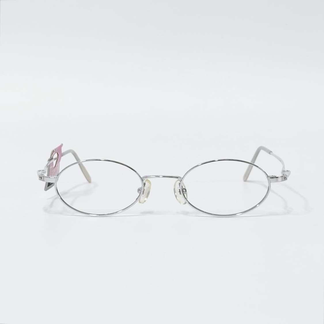 TOP 실버 오벌 메탈 데드스탁 빈티지안경 상품이미지1