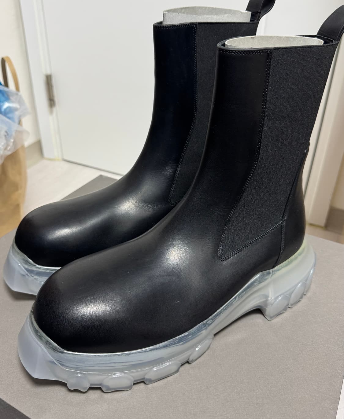 릭오웬스 트랙터부츠 클리어솔 43사이즈 상품이미지1