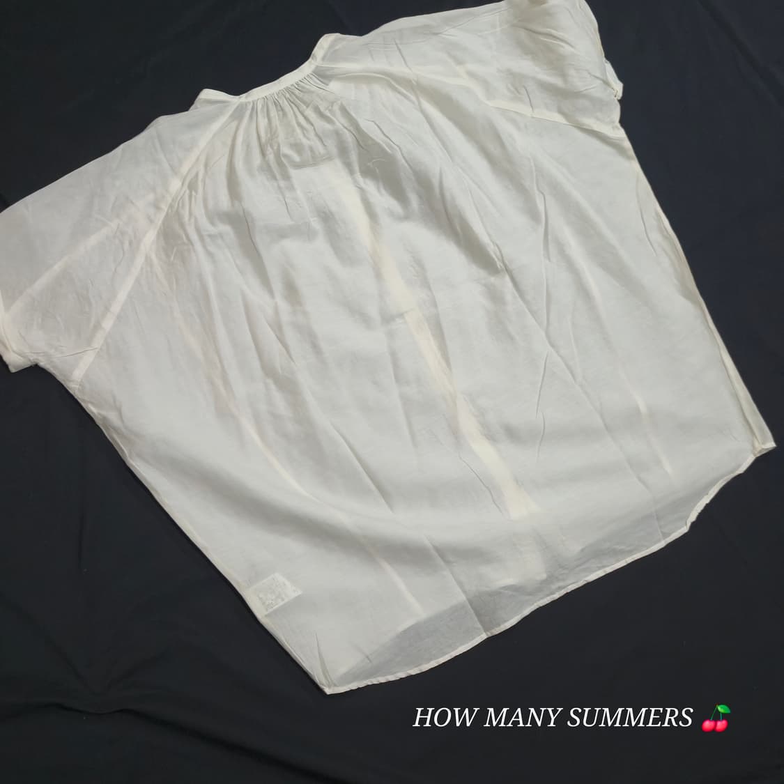 ​ivory court 아이보리코트 면실크 블라우스 가벼운 여름  상품이미지3