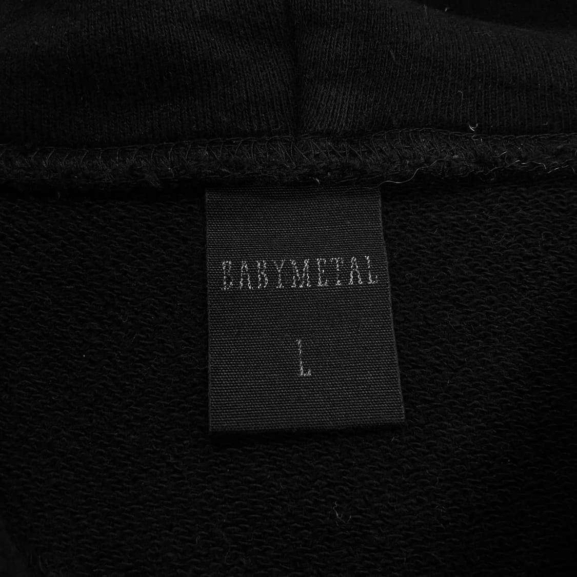 베이비메탈 Jpn 빈티지 폭스 갓 만다라 후드집업 블랙 상품이미지6