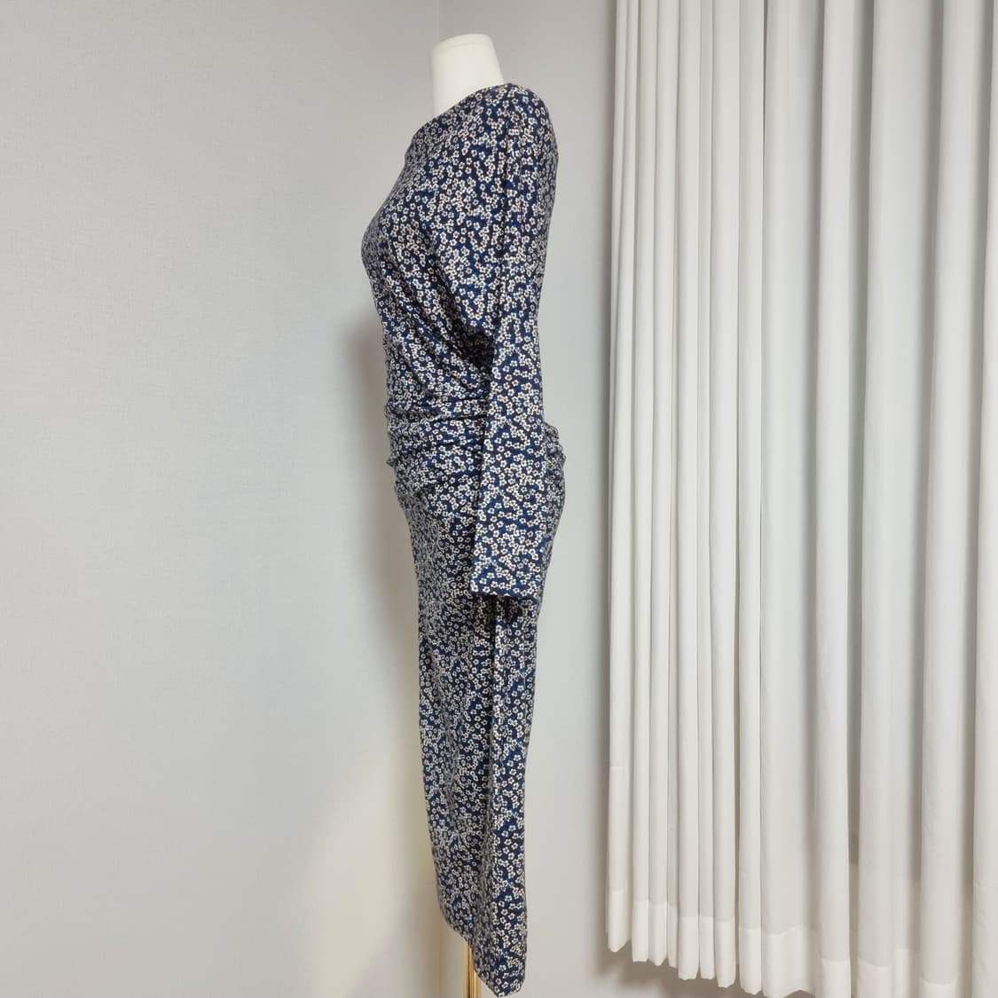 비비안웨스트우드 원피스 드레스 코튼스판 셔링 (55/표기M) 택달린새상품 상품이미지2