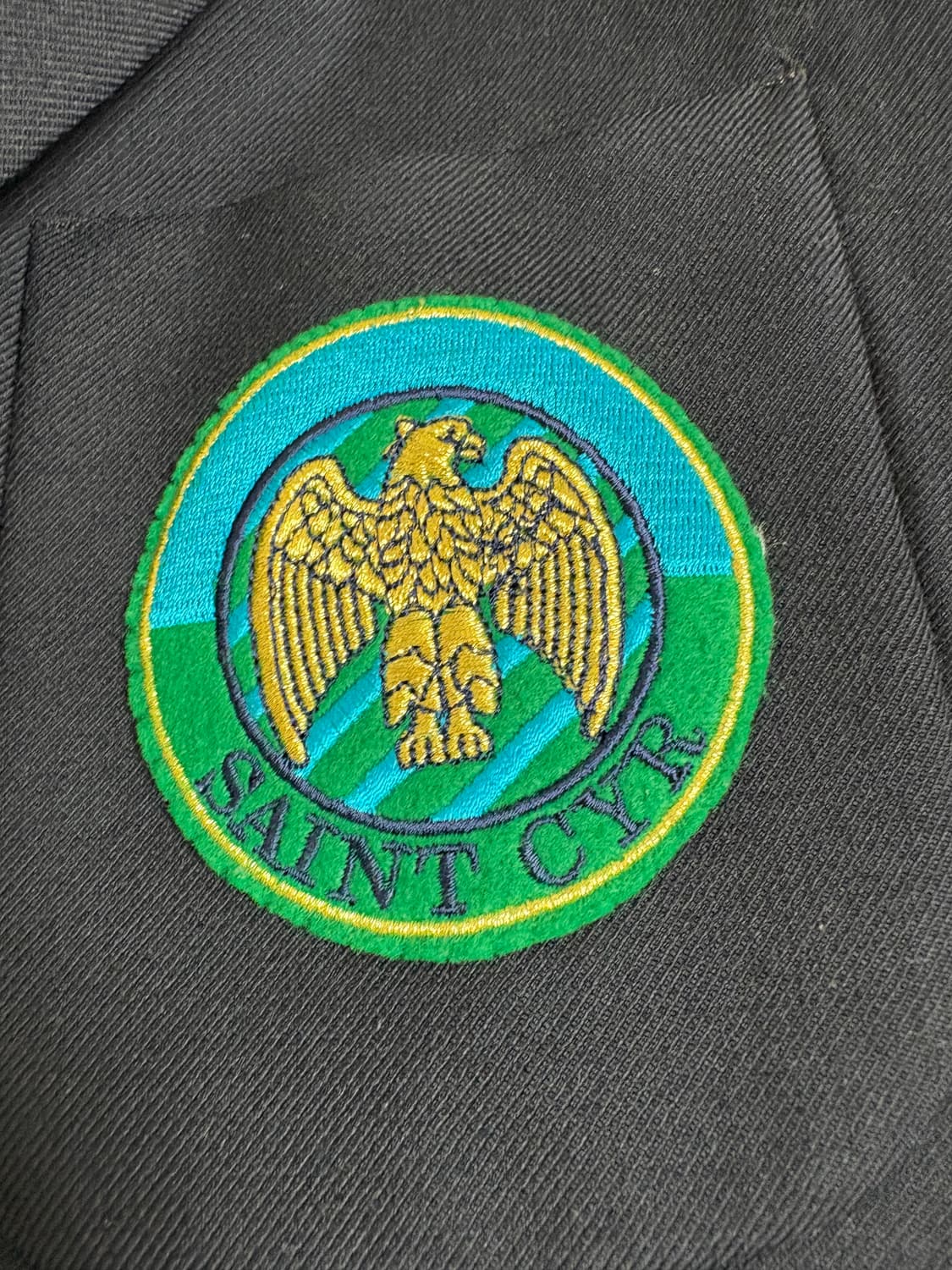 프랑스군 세인트 시르 군사학교 네이비 금장 블레이저 자켓(105) 상품이미지3