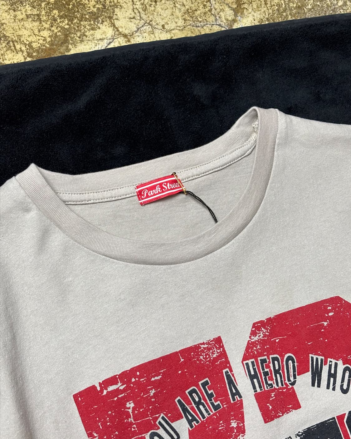 일본빈티지 크랙 반팔 티셔츠 상품이미지2