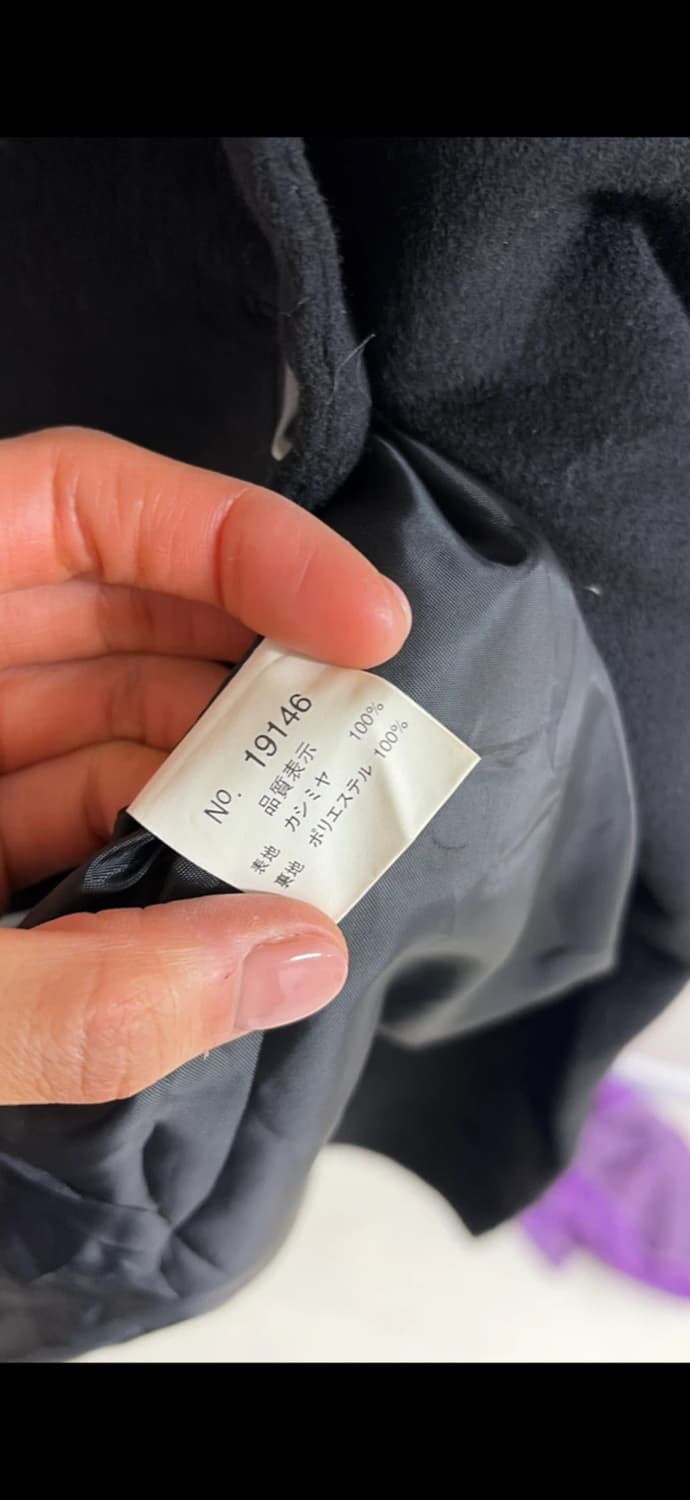 캐시미어100 코트 44-66 상품이미지2