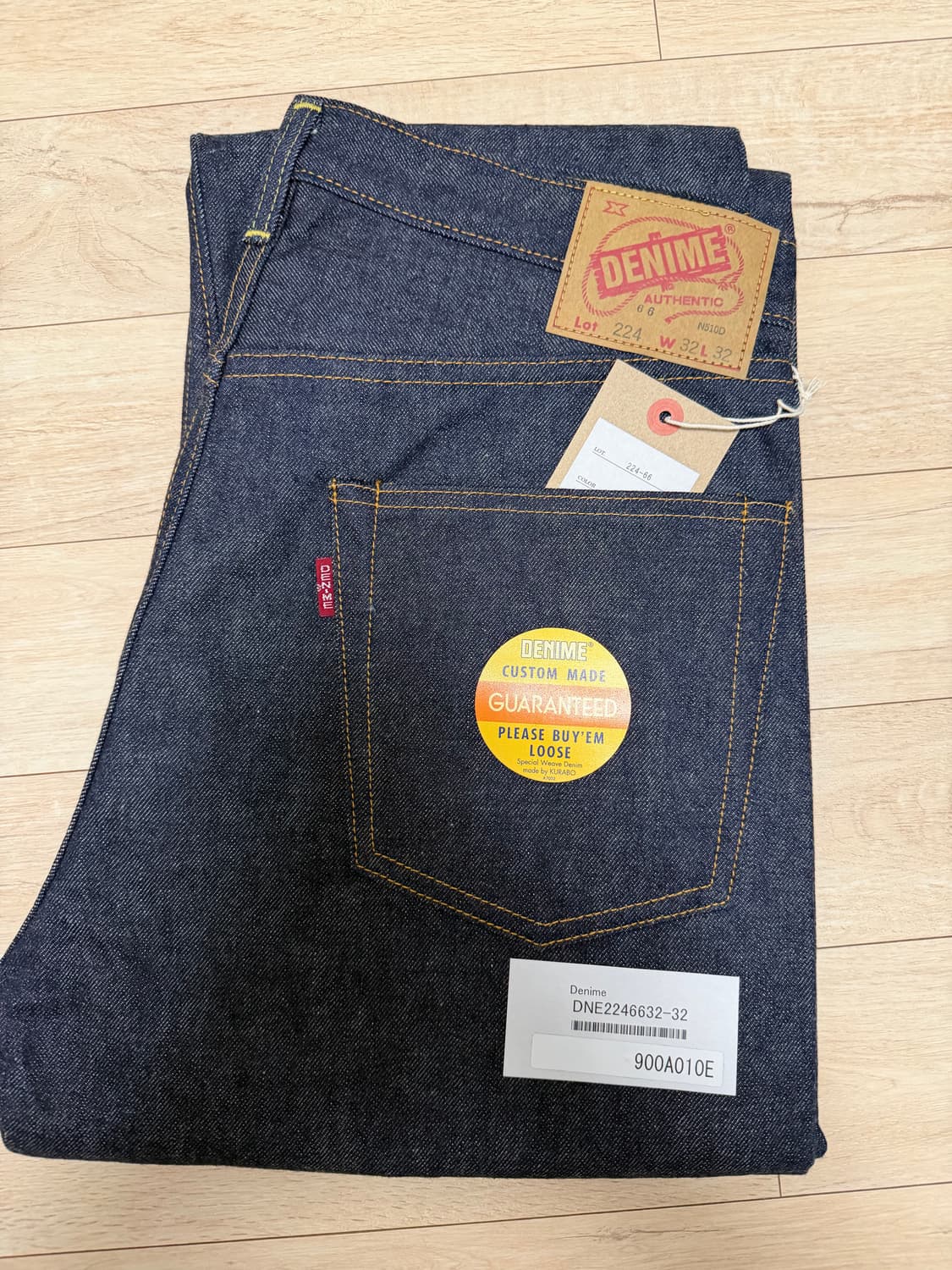 Denime by warehouse 66type lot224 셀비지 데님 상품이미지7