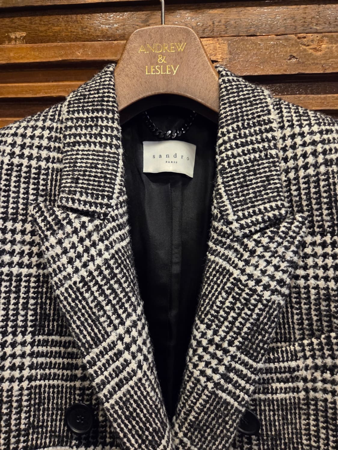 산드로 더블브레스티드코트  상품이미지8