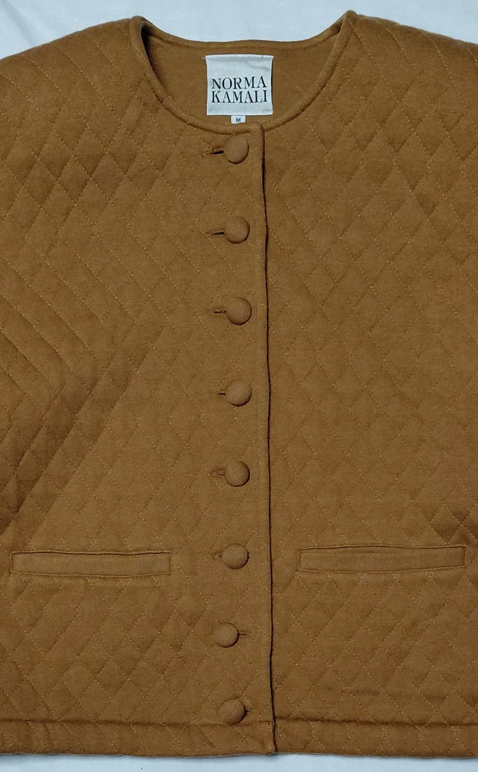 노르마 카말리(Norma Kamali) 다이아몬드 퀼팅 패딩 자켓 - M 상품이미지2