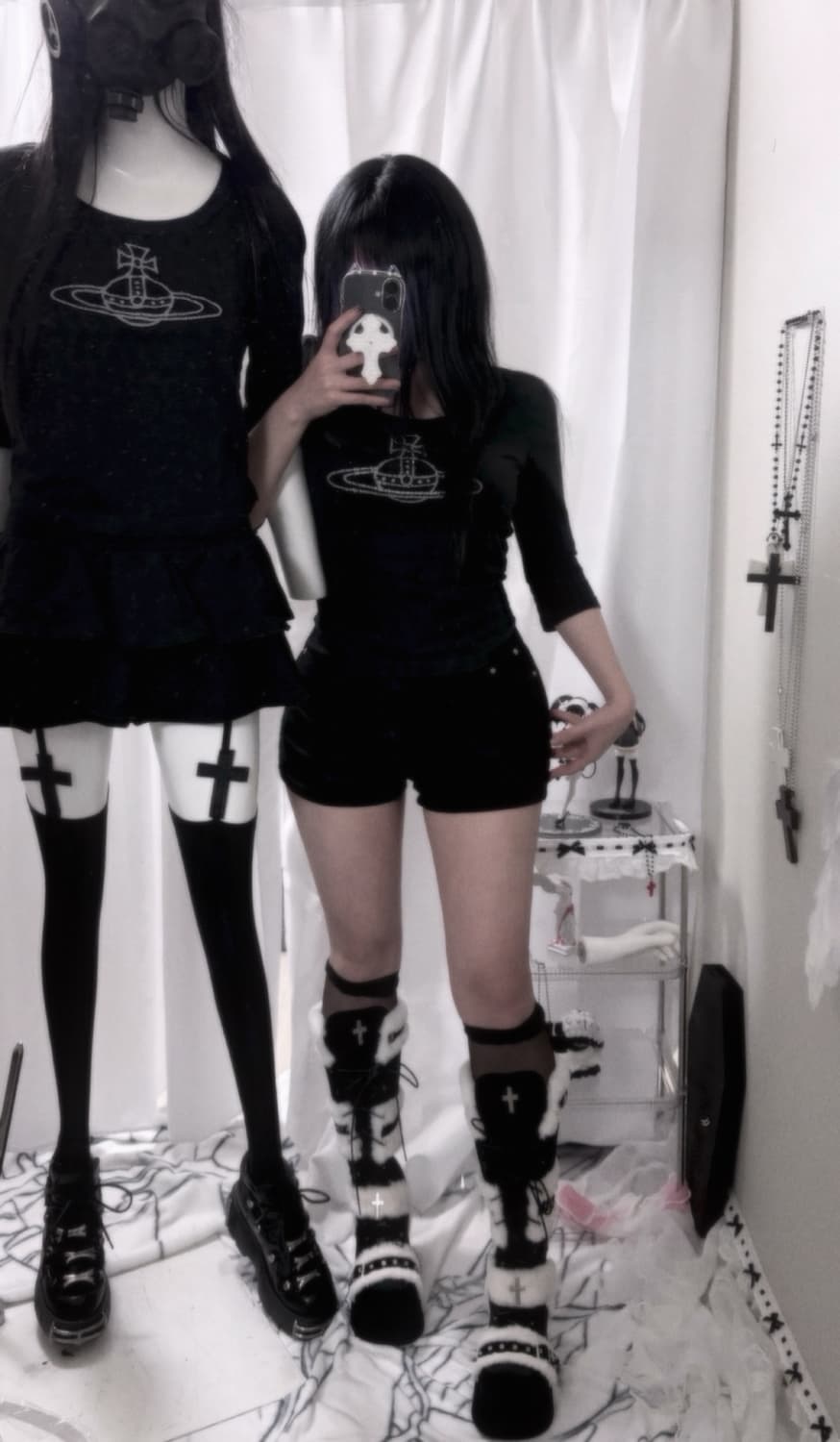 비비안웨스트우드 7부 orb 티셔츠 상품이미지1