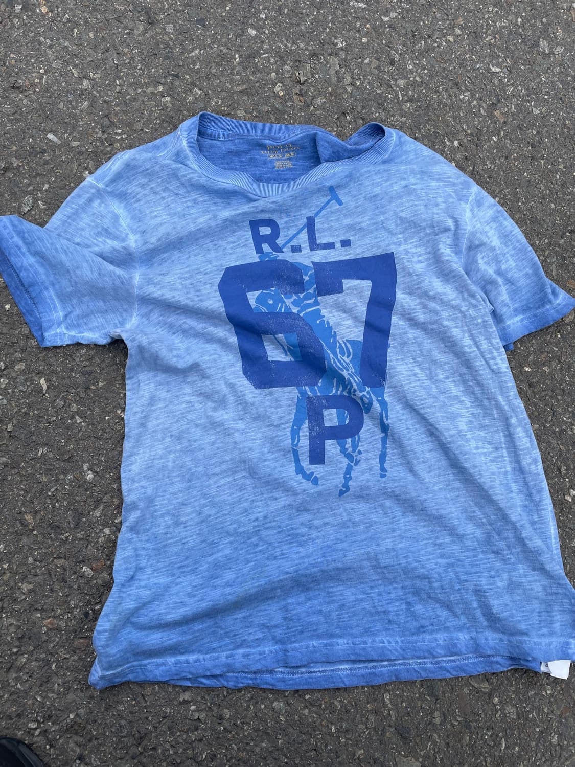 polo faded blue Tee 상품이미지1