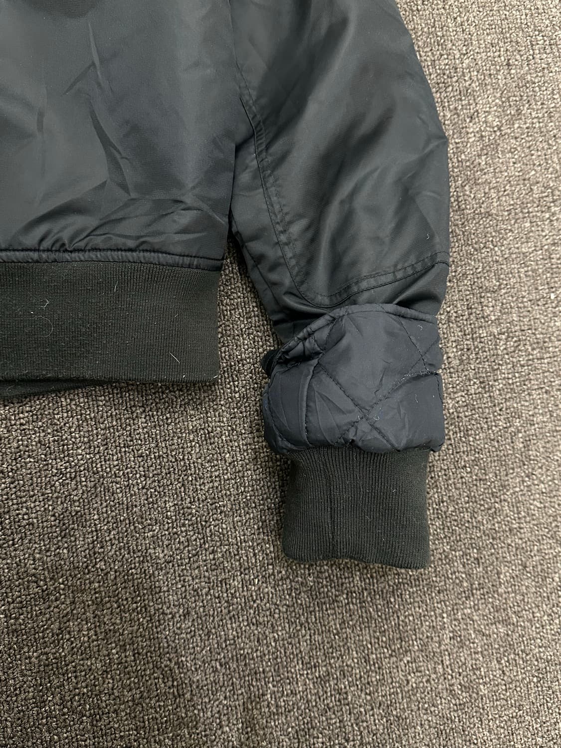 M)Tommy Girl 빈티지 블랙 퍼 후드 패딩 자켓 상품이미지9