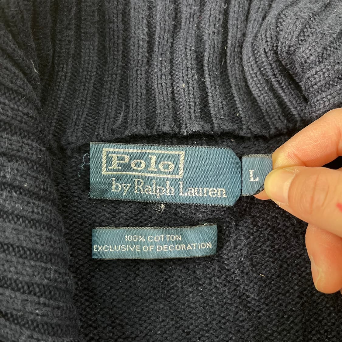 95 폴로랄프로렌 빅포니 투웨이 니트 집업 상품이미지3
