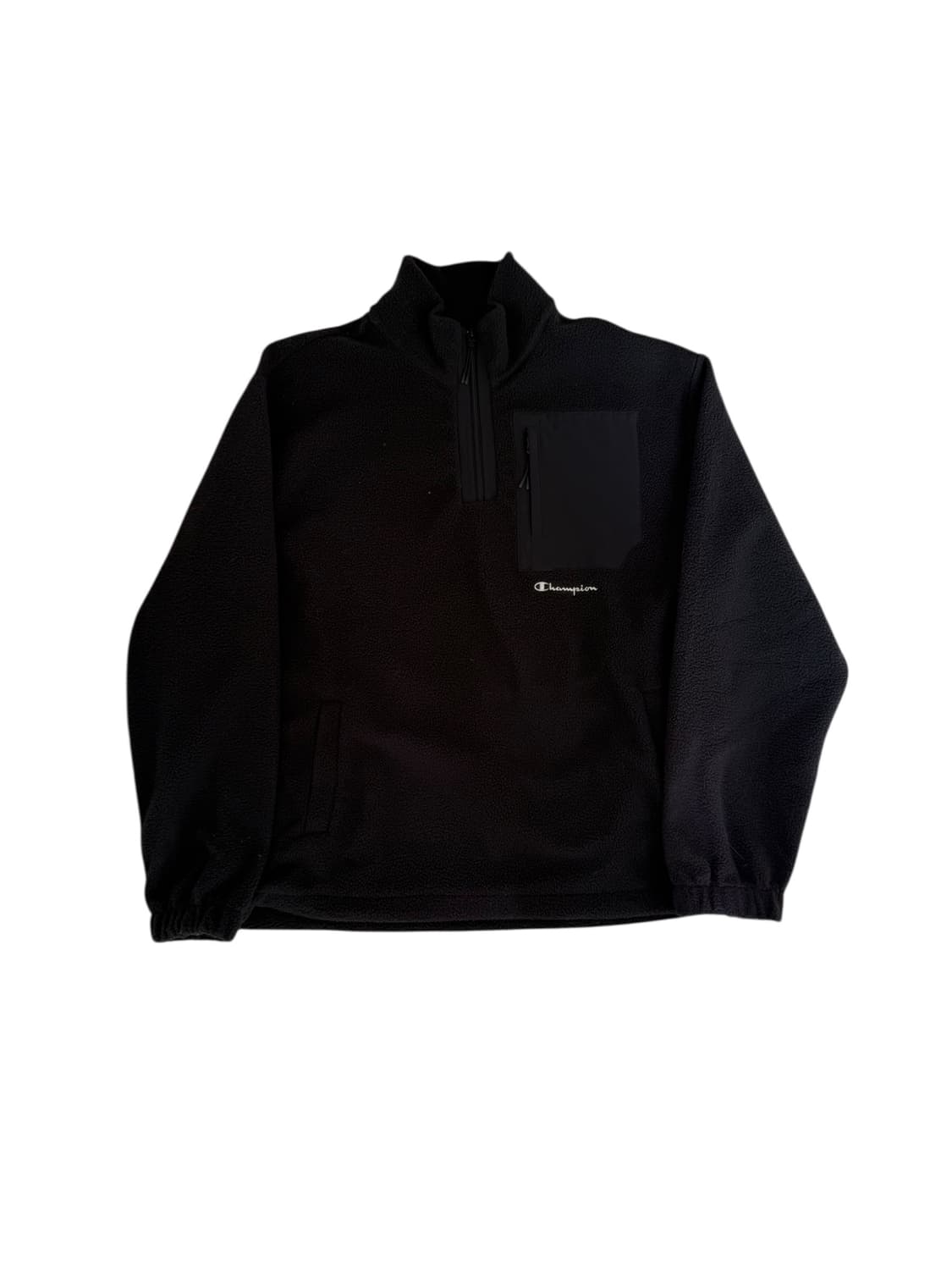 챔피온 블랙 후리스 반집업 상품이미지5