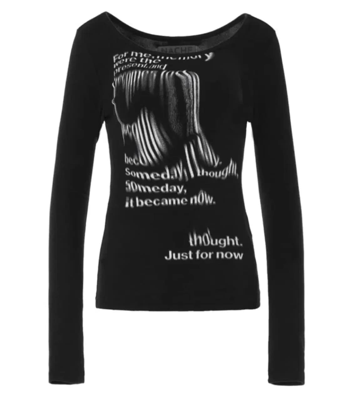 나체 롱슬리브 블랙 1사이즈 상품이미지1