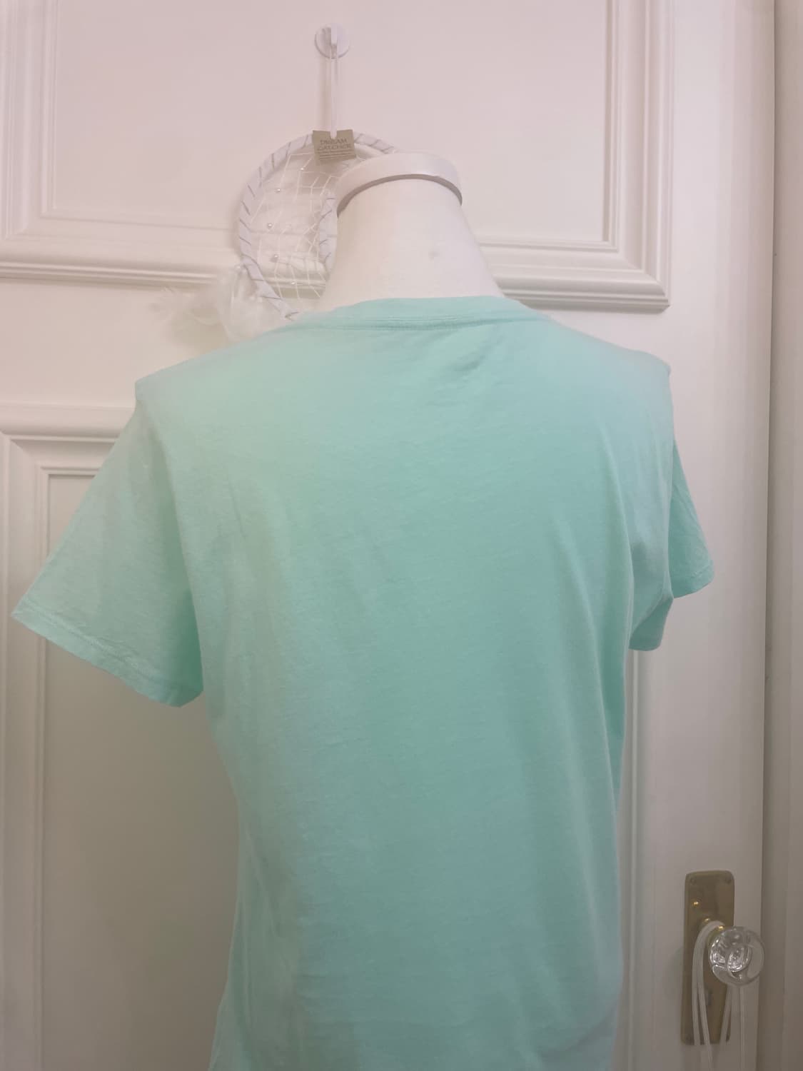 GAP mint blue logo basic top(size-M) 상품이미지4