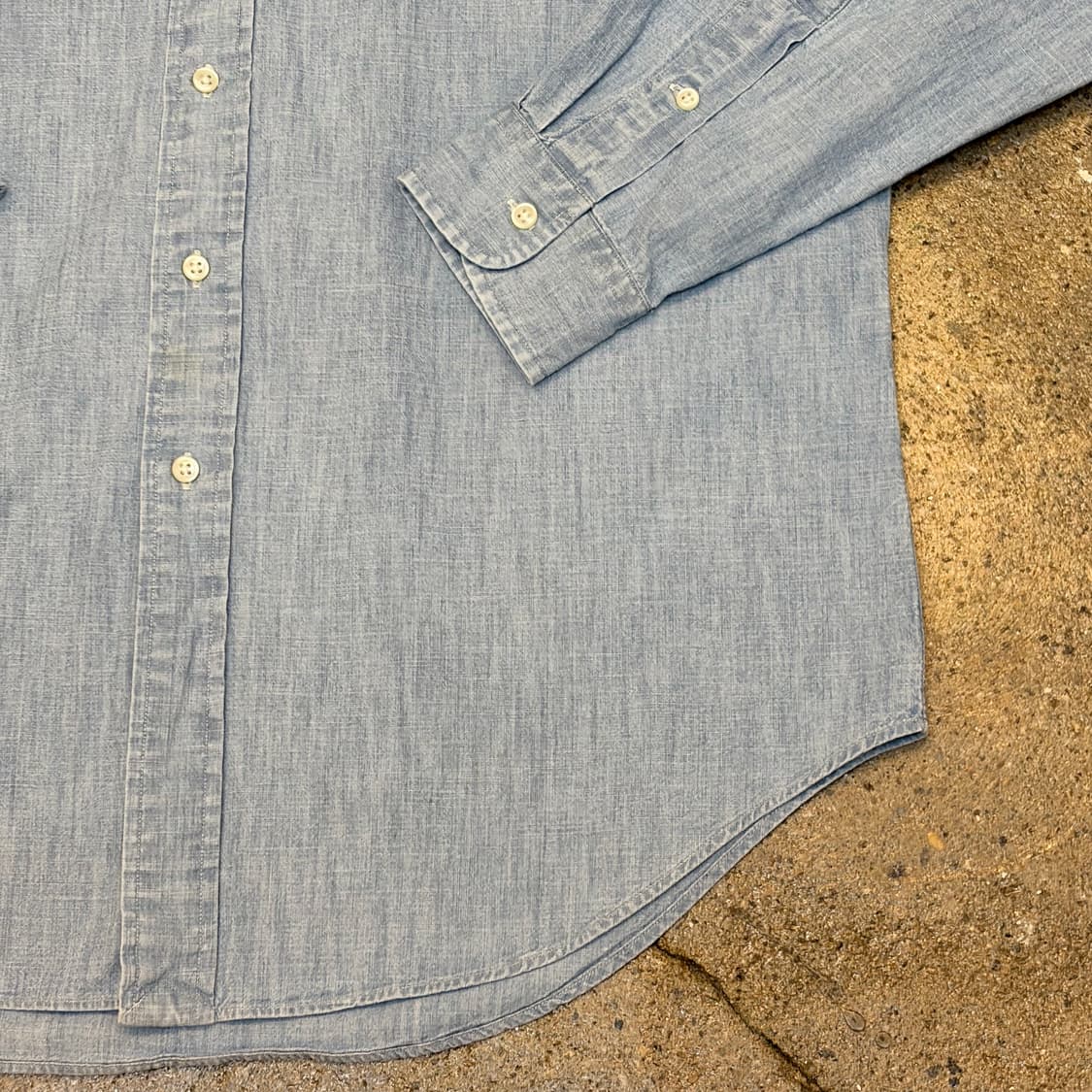 00s 미국 빈티지 폴로랄프로렌 헤지 청남방 데님셔츠 청셔츠 상품이미지6