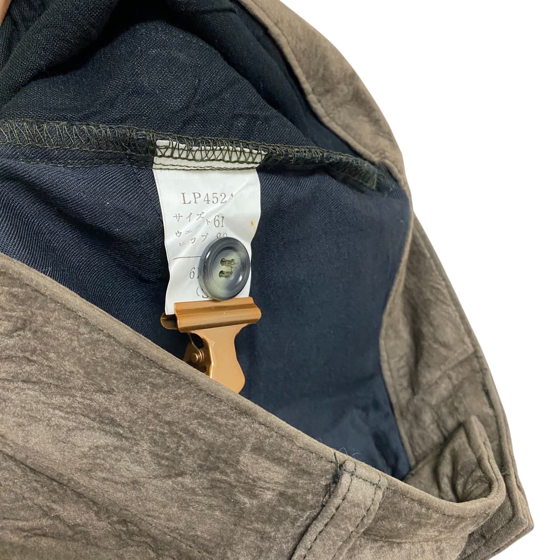 Brown stitch detail bootscut pants 상품이미지8