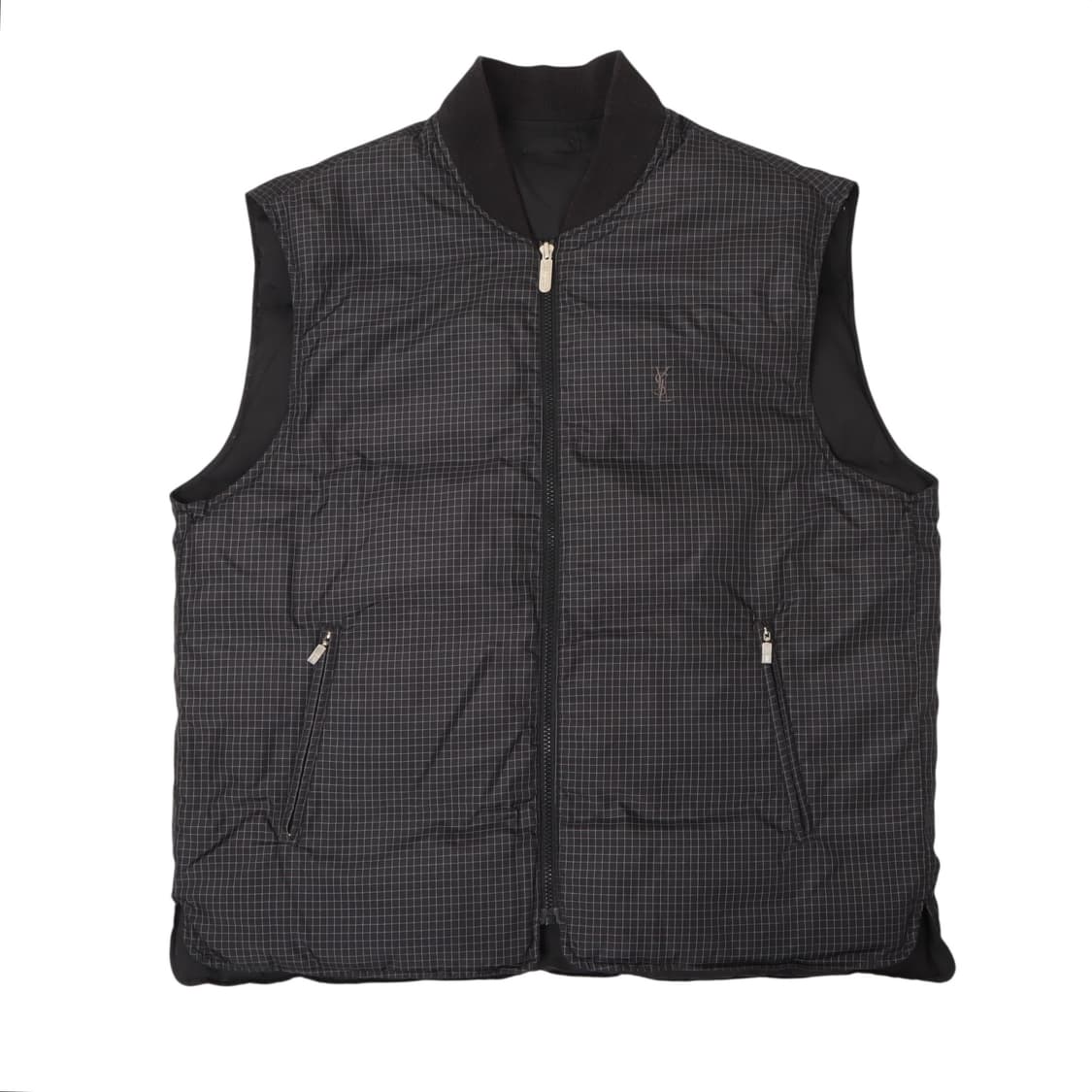 입생로랑 ysl로고 리버시블 구스 다운 베스트 조끼패딩 상품이미지1