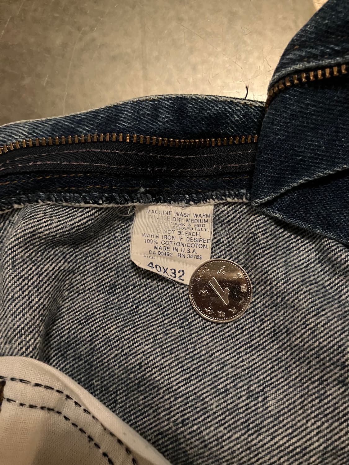90s USA LEE 빈티지 리 데님 팬츠 상품이미지9