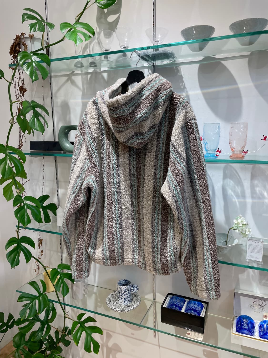 스투시 sherpa hoodie 상품이미지5