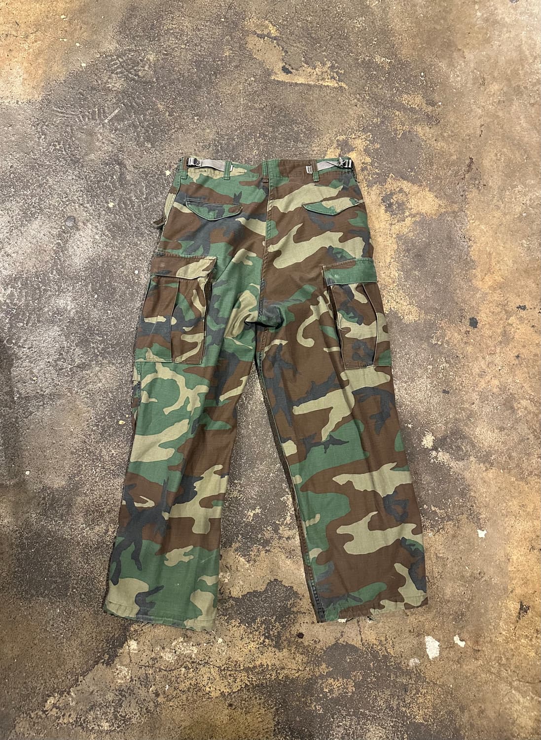 빈티지 80s 미군 m65 우드랜드 필드팬츠  상품이미지2