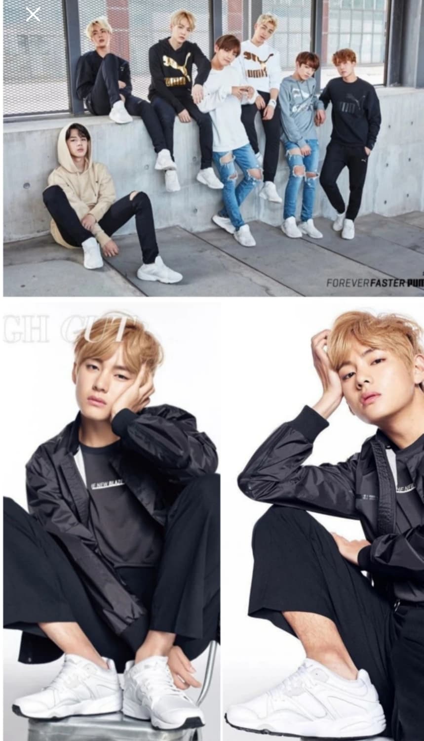 푸마 트리노믹 블레이즈 X 방탄 BTS 운동화 230~235 상품이미지7