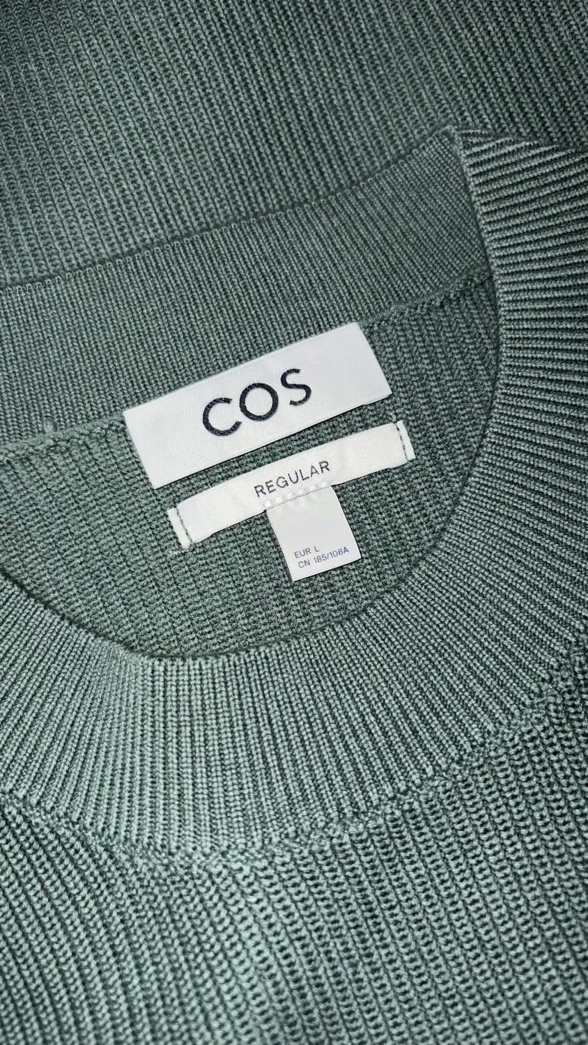 COS 코튼 스웨터 블루 (L 사이즈) 상품이미지3