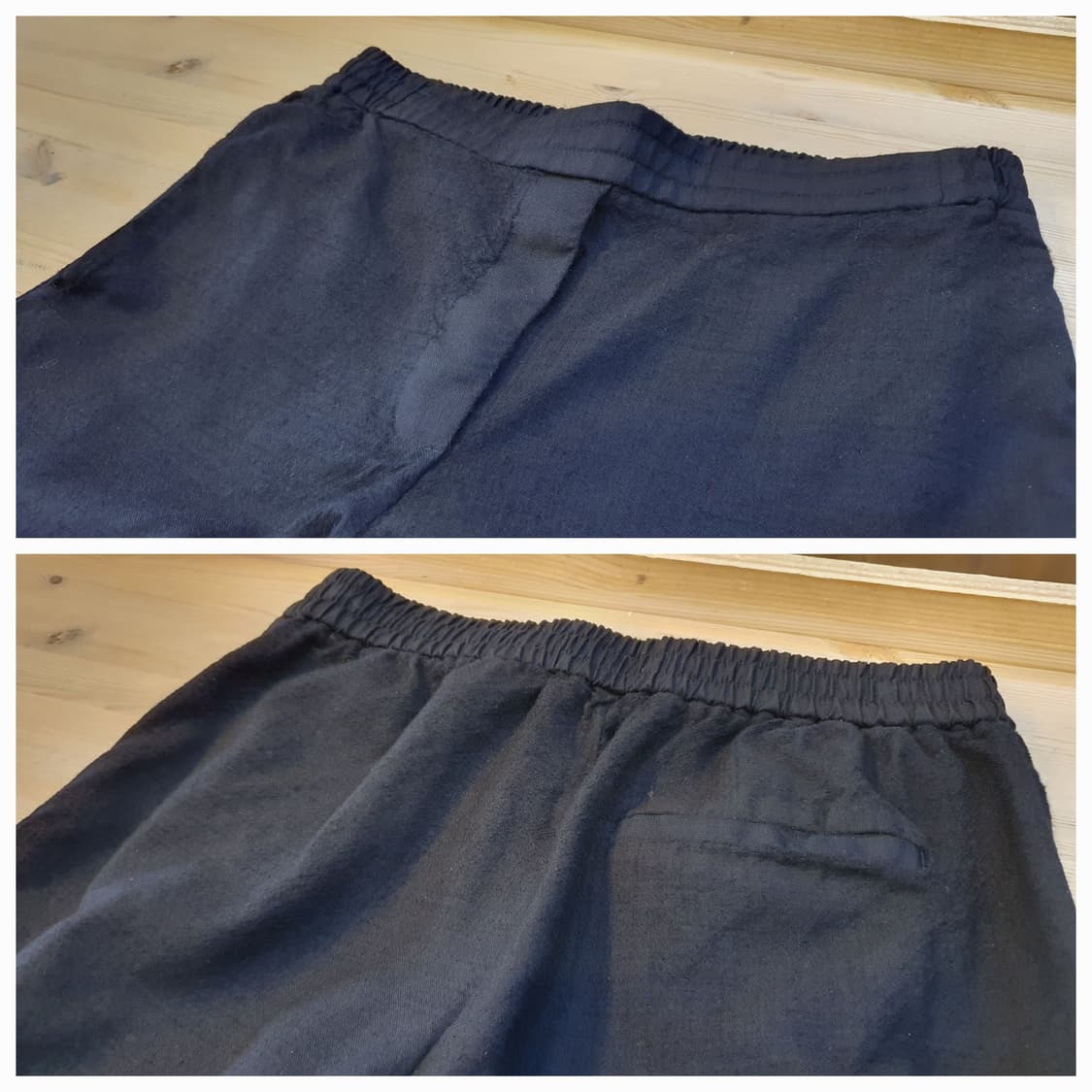 허리28/COS 밴딩 세미 와이드팬츠 상품이미지4