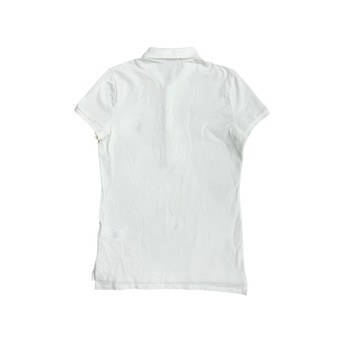 폴로 여성 화이트 반팔 카라티 티셔츠 (M) 상품이미지2