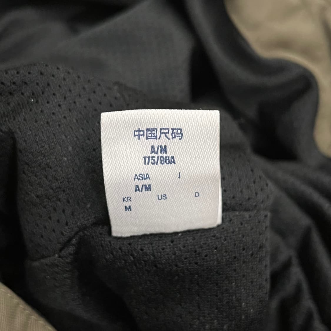 [정품/M] 리복 후드 바람막이 자켓 카키색 b15 상품이미지6