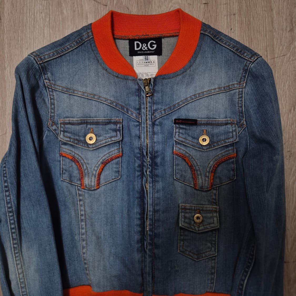 돌체앤가바나 이태리 여성 데님 청자켓 (36) 상품이미지2