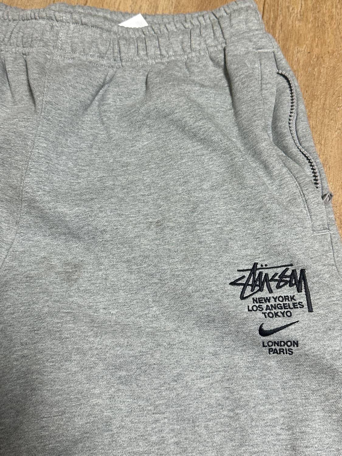 (S) 나이키 스투시 NRG ZR 플리스 팬츠 헤더 그레이 US/EU 버 상품이미지2