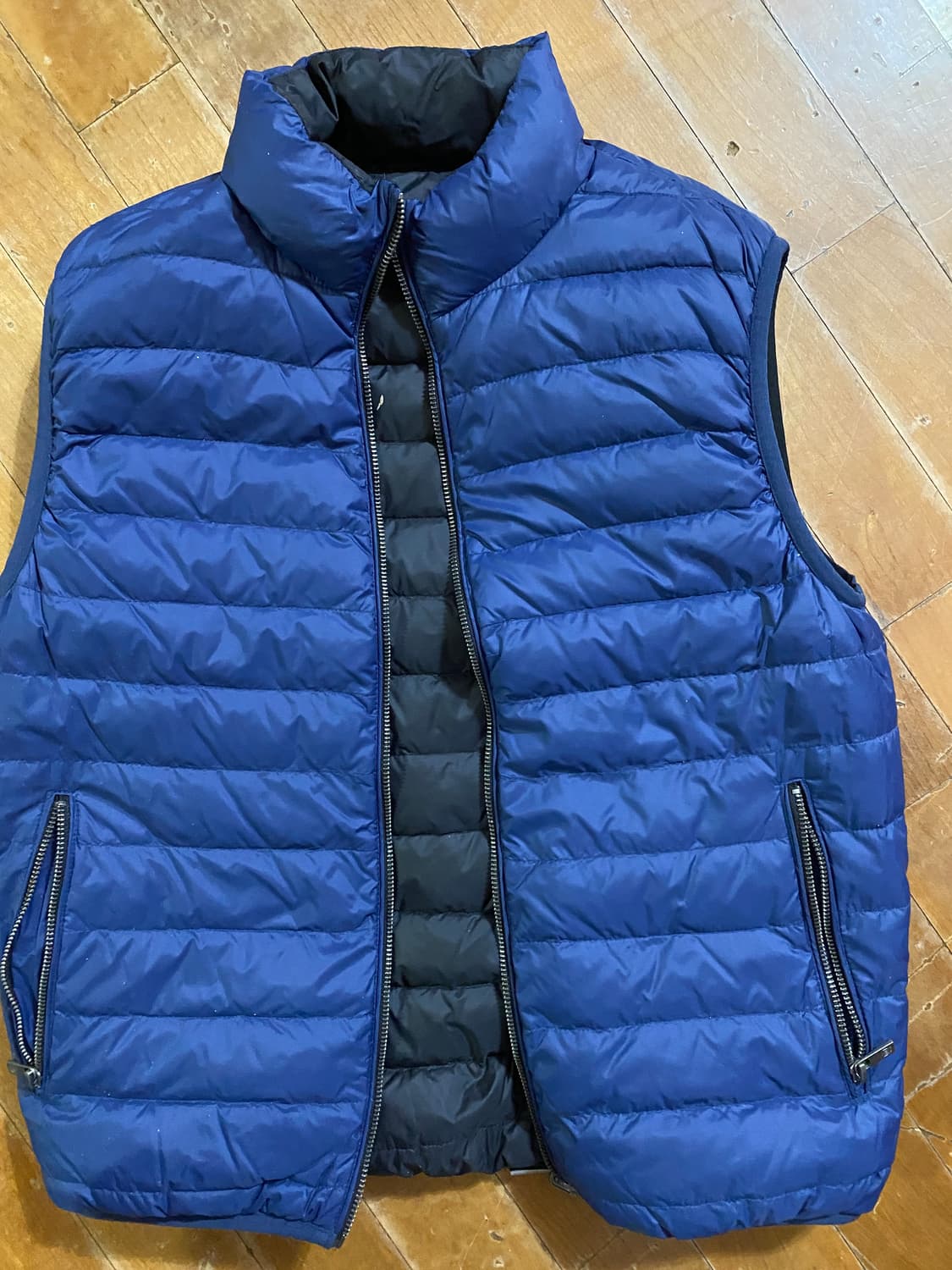 마시모두띠 남성 양면 경량 다운패딩 조끼 M (국내100) 상품이미지1