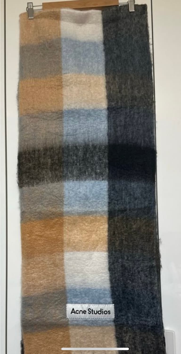 아크네 스튜디오 체크 울모헤어머플러 남여공용 상품이미지2
