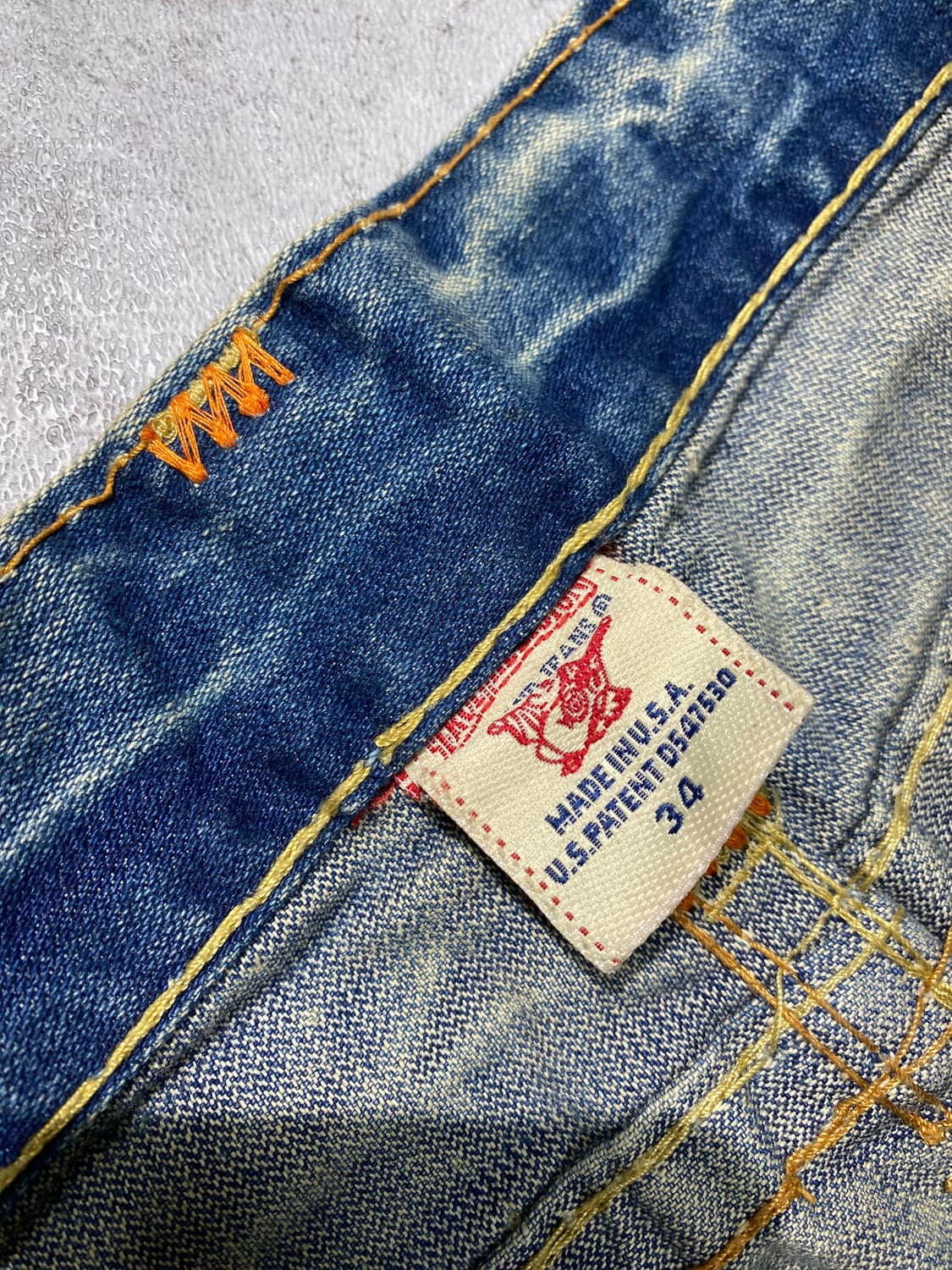 [34] True Religion 트루릴리전 슈퍼T 부츠컷 데님팬츠 상품이미지8