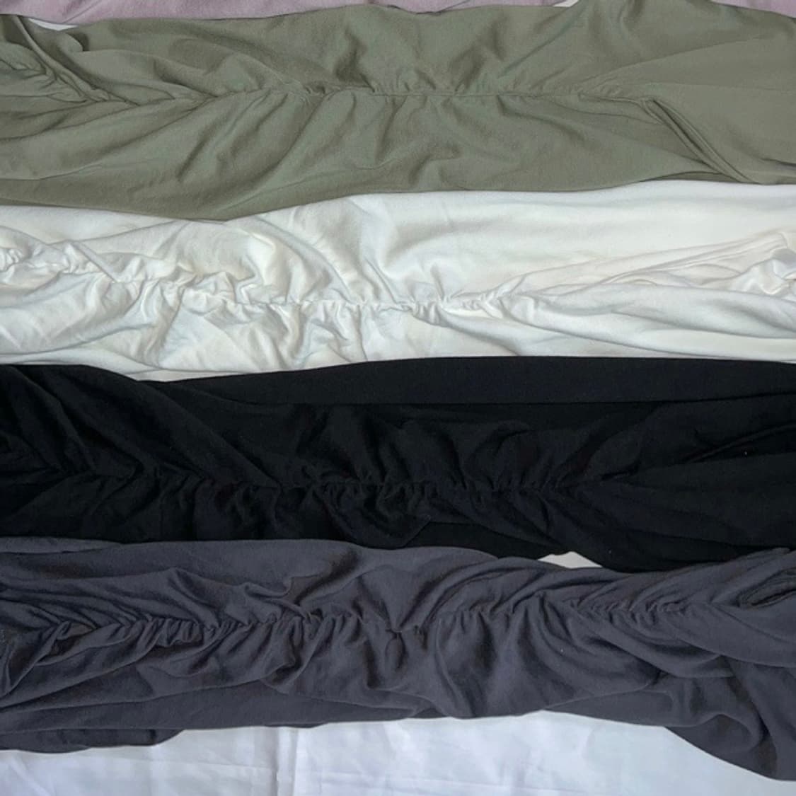 tanger 탠저 루디아 후디 드레스 원피스 숏 차콜 상품이미지4