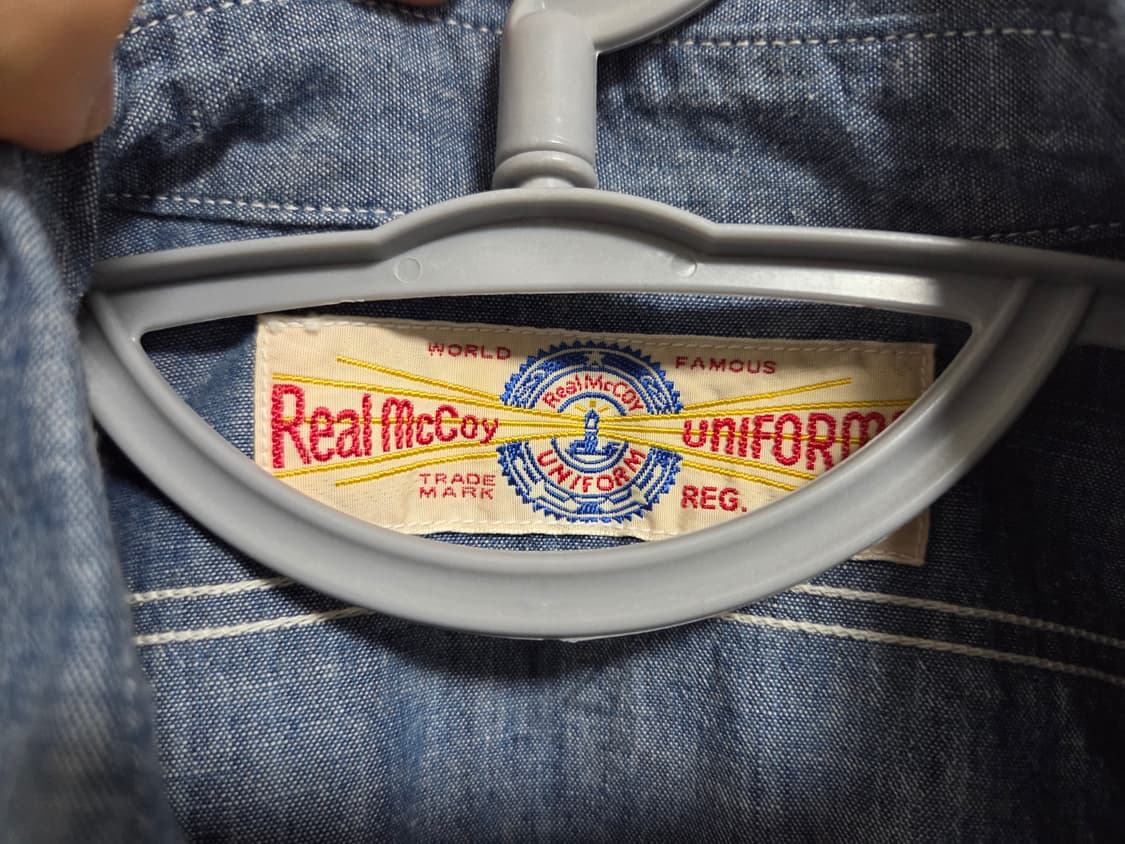 리얼맥코이 샴브레이 셔츠 s사이즈 상품이미지3