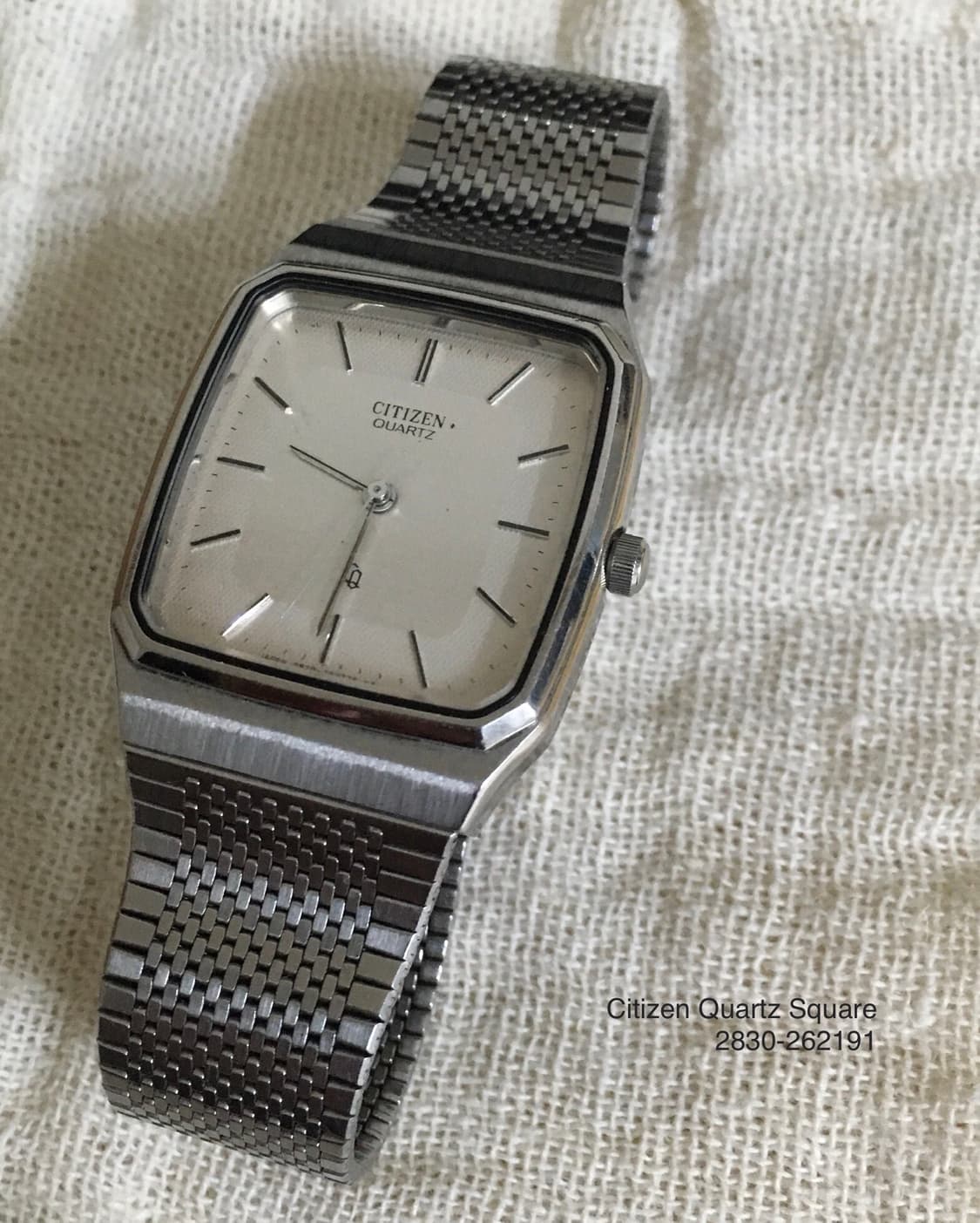 1990s Citizen Quartz Square 빈티지 시계 상품이미지2