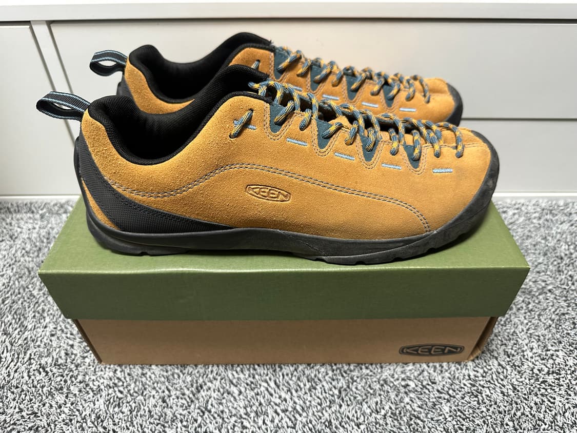 (290) 킨 KEEN 재스퍼 스웨이드 스니커즈 카멜 상품이미지1