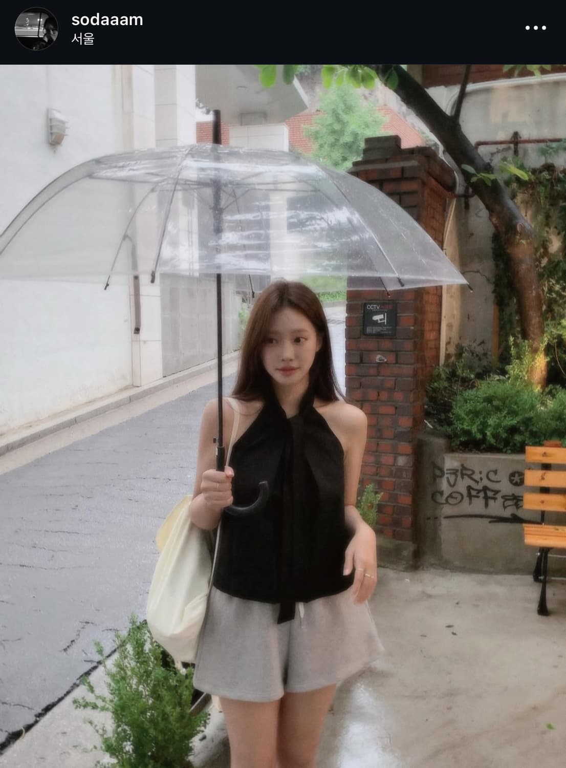 스무드무드 수이시 보타이 탑 Souissi Bow Tie Top 블랙 상품이미지7