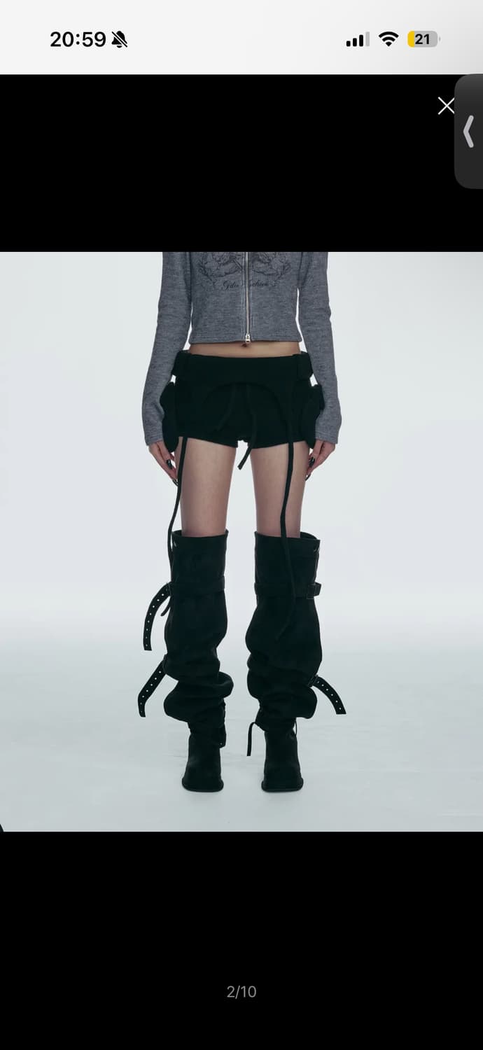 길라아카이브 숏팬츠 니트 팬츠 상품이미지1