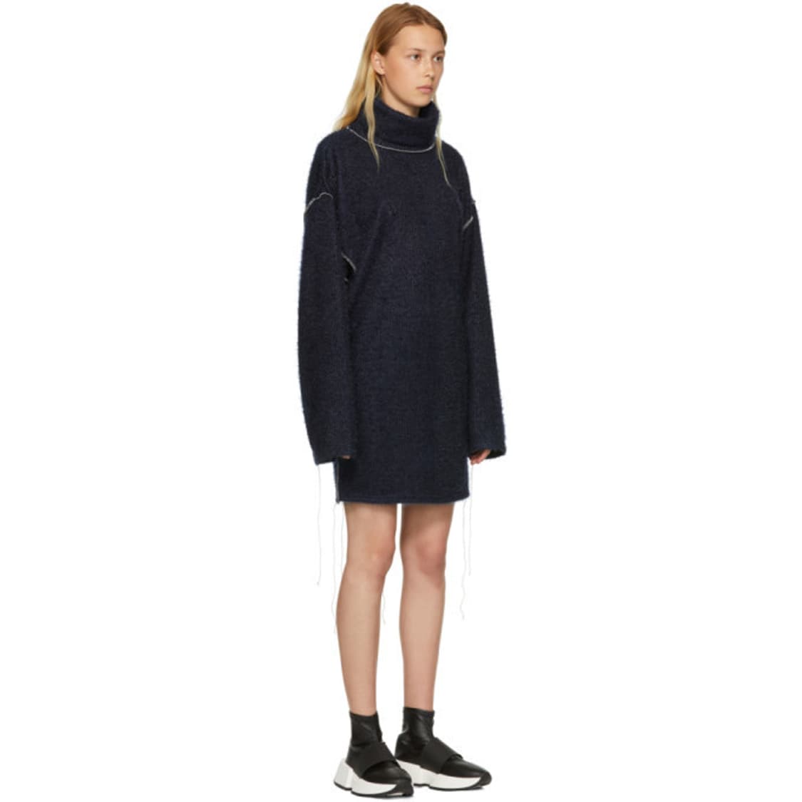 [mm6] 18AW 글리터 터틀넥 니트 드레스  상품이미지2