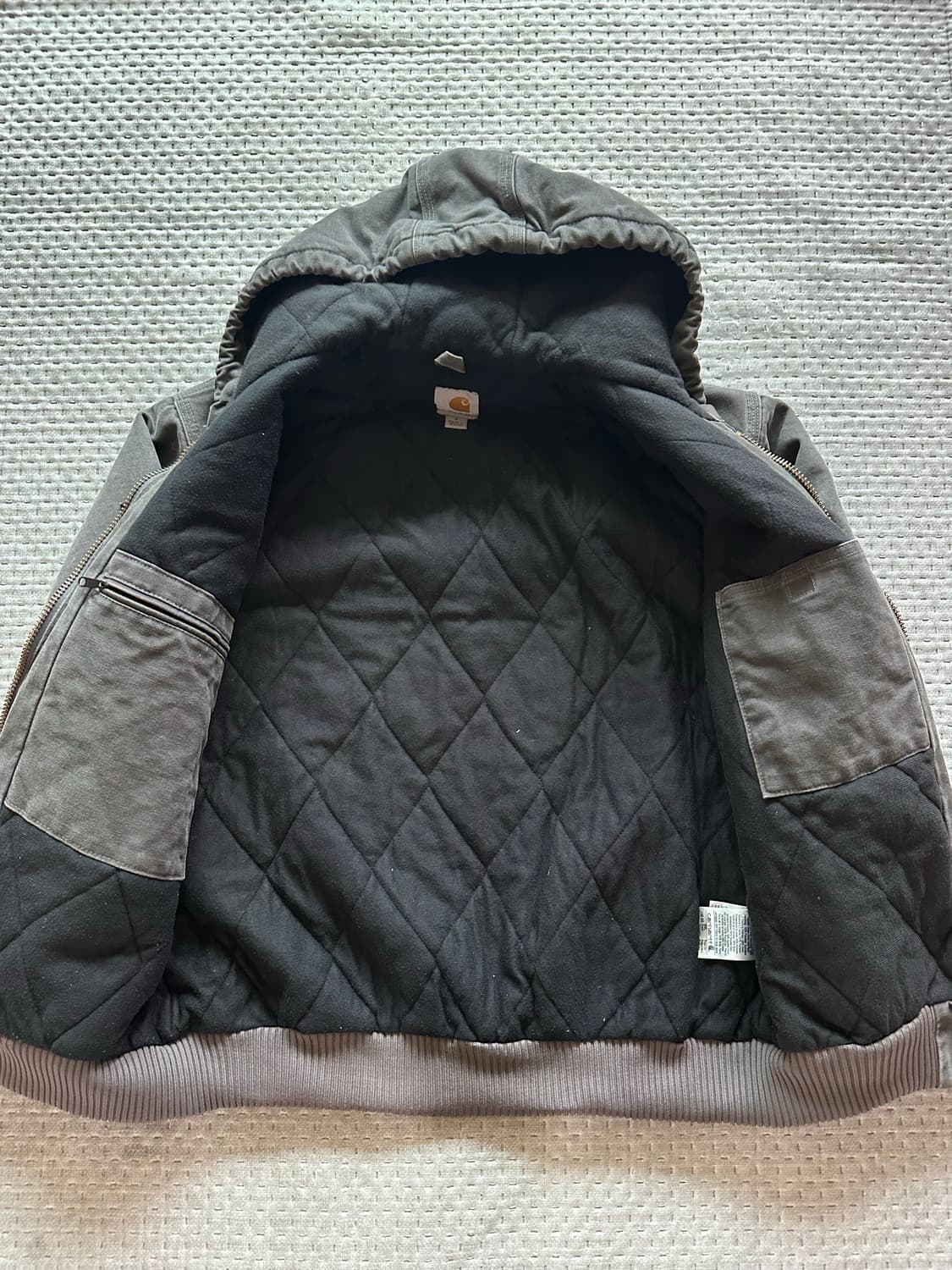[S] 칼하트 j130 샌드스톤 덕 액티브 자켓 GVL 상품이미지4