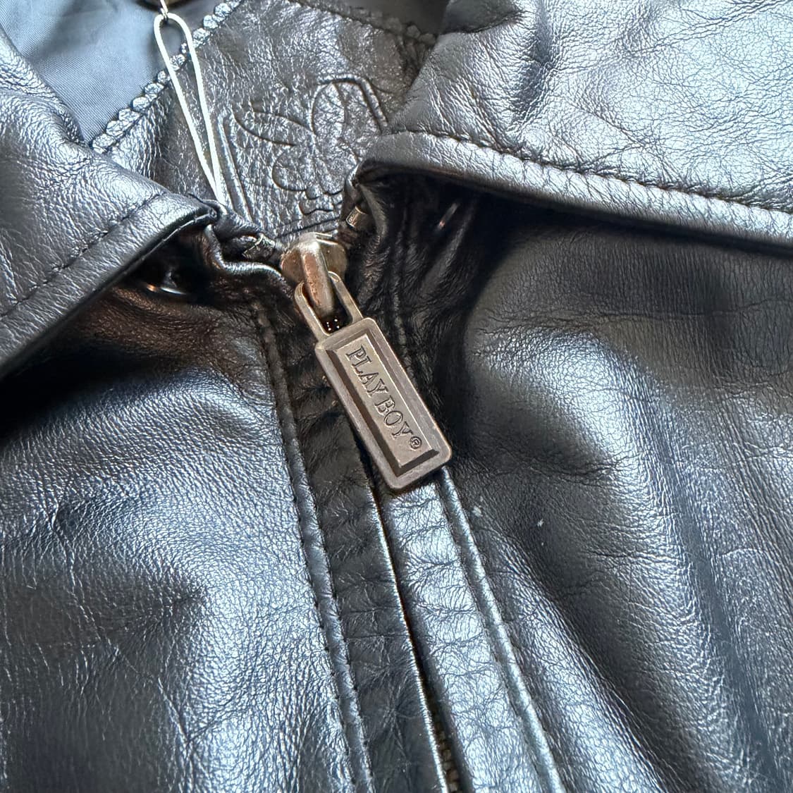 90s 플레이보이 빈티지 리얼 가죽자켓 L 상품이미지6