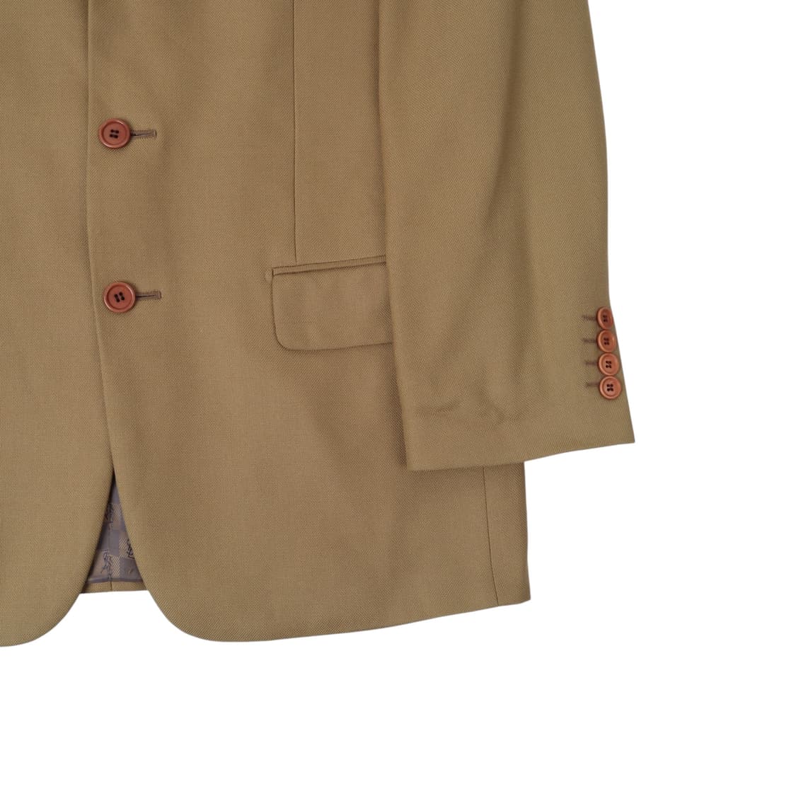 입생로랑 뿌르 옴므 베이지 울 3B 블레이저 자켓 상품이미지4