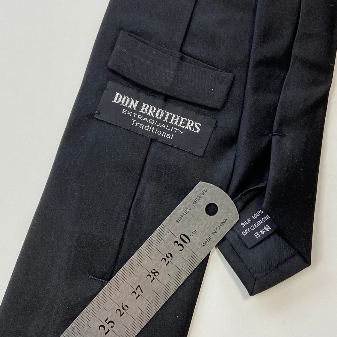 DON BROTHERS(돈 브라더스) 실크 블랙 넥타이 상품이미지7