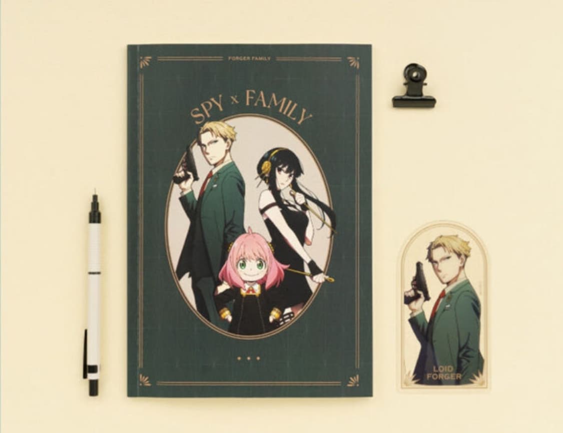 스파이패밀리 유선노트 상품이미지2