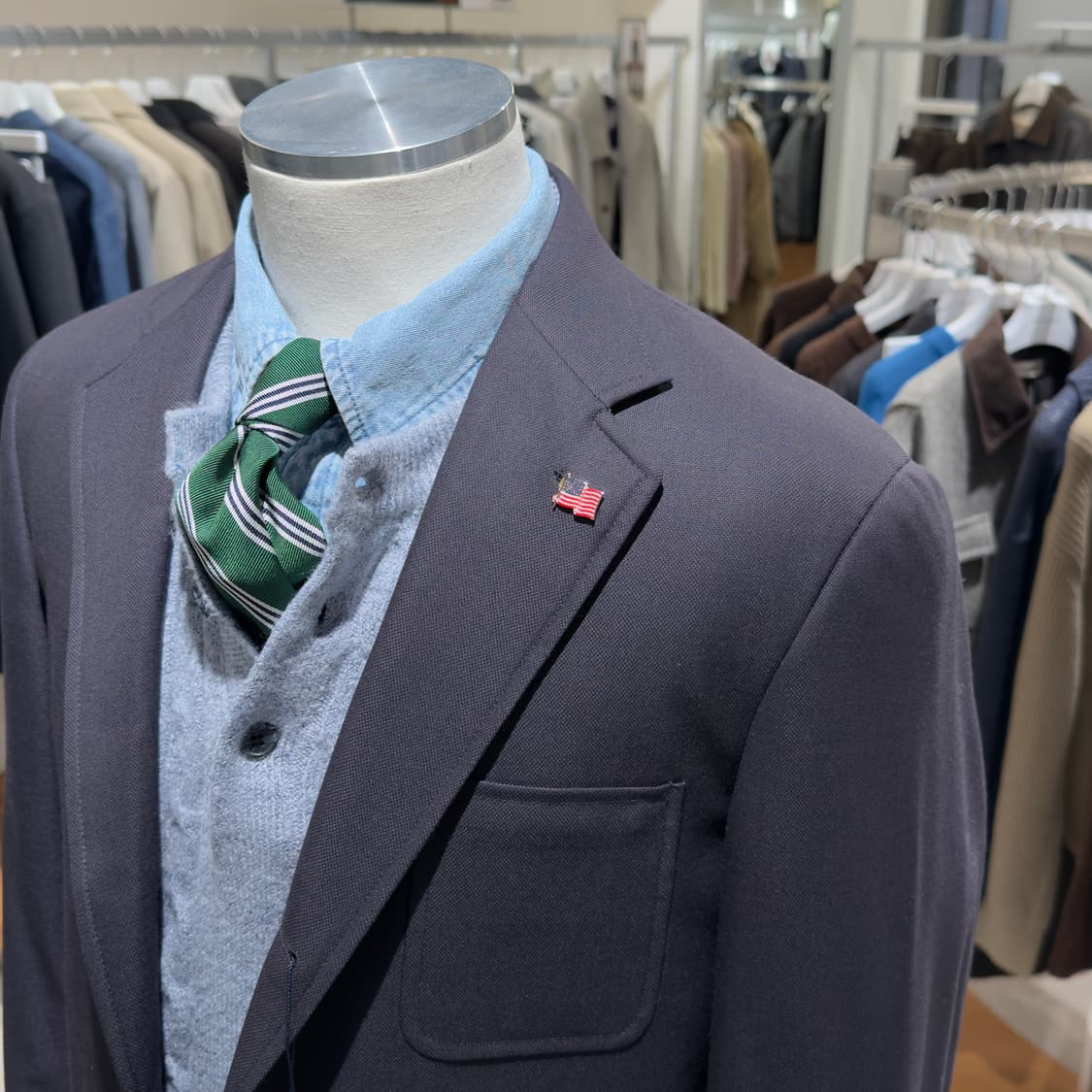 브룩스브라더스 USA 오리지날 금장 네이비 블레이저[BBJBMM0129] 상품이미지4