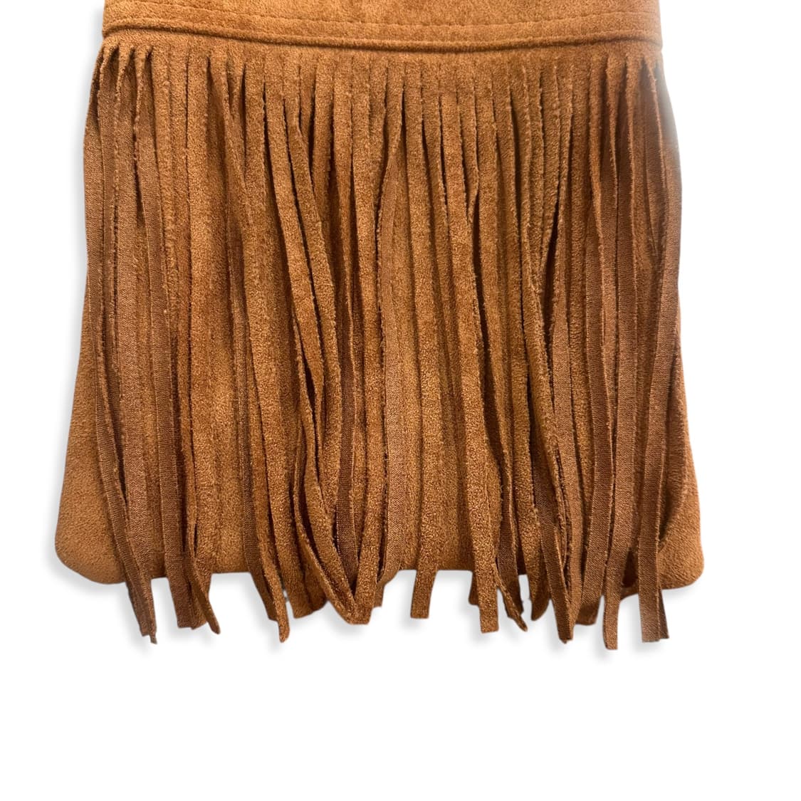 Brown Suede Fringe Mini Bag  상품이미지6