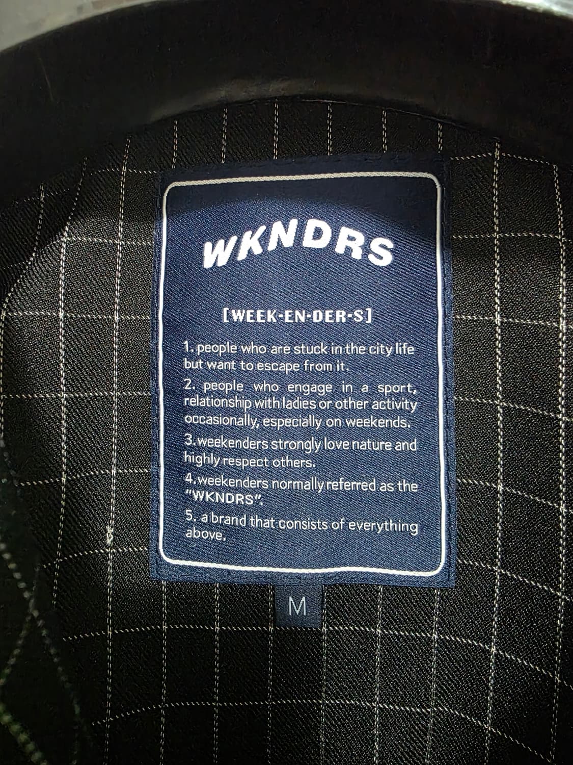 위캔더스 윈도우 체크 자켓 상품이미지3